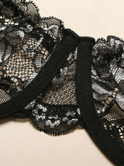 Load image into Gallery viewer, Lace Embroidered Bra &amp; Panties
