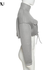 Load image into Gallery viewer, Crop Top Jacket
