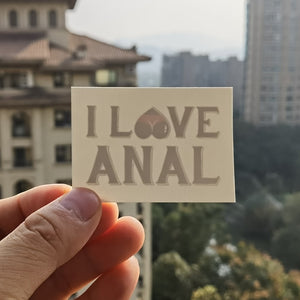 I Love Anal -Temporary Tattoo