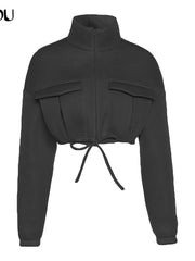 Load image into Gallery viewer, Crop Top Jacket
