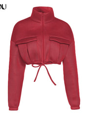 Load image into Gallery viewer, Crop Top Jacket
