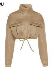 Load image into Gallery viewer, Crop Top Jacket
