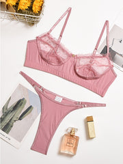 Load image into Gallery viewer, Ruffle Lace Lingerie Set
