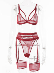 Load image into Gallery viewer, Sexy 3 Piece Lingerie Set
