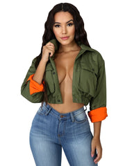 Load image into Gallery viewer, Cuffed Sleeve Jacket
