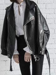 Load image into Gallery viewer, Faux Leather Jacket
