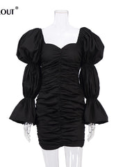 Load image into Gallery viewer, Lantern Sleeves  Dress
