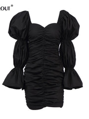 Load image into Gallery viewer, Lantern Sleeves  Dress
