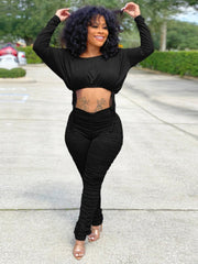 Load image into Gallery viewer, Scrunch Two Piece Set
