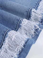 Load image into Gallery viewer, Frayed Flare Jeans
