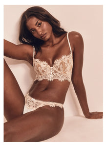 Lace Bralette Bra and Panty Set