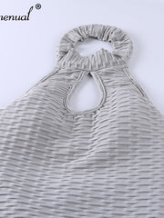 Load image into Gallery viewer, Ruched Butt Rompers
