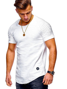 Long Sleeve Textured Shoulder Shirt