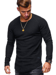 Load image into Gallery viewer, Long Sleeve Textured Shoulder Shirt
