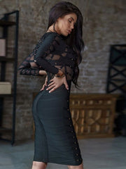 Load image into Gallery viewer, Lace Bandage Dress
