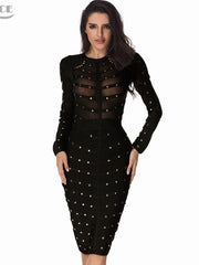 Load image into Gallery viewer, Lace Bandage Dress
