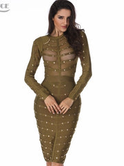 Load image into Gallery viewer, Lace Bandage Dress
