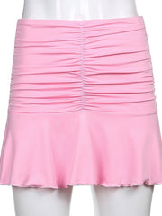 Load image into Gallery viewer, Ruched Mini Skirt
