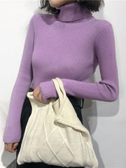 Load image into Gallery viewer, Long Sleeve Turtleneck Sweater
