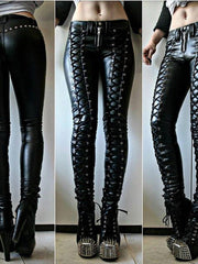 Load image into Gallery viewer, Faux Leather Pants
