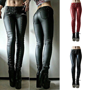 Faux Leather Pants