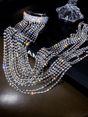 Load image into Gallery viewer, Tassel  Rhinestone Hair Clip
