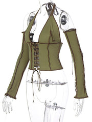 Load image into Gallery viewer, Long Sleeve Patchwork Top
