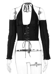 Load image into Gallery viewer, Long Sleeve Patchwork Top
