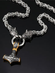 Load image into Gallery viewer, Celtic Wolf Necklaces
