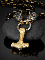 Load image into Gallery viewer, Celtic Wolf Necklaces
