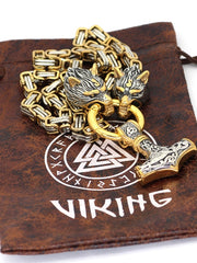 Load image into Gallery viewer, Celtic Wolf Necklaces
