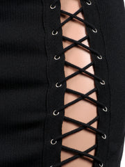 Load image into Gallery viewer, Side Lace-Up Dress
