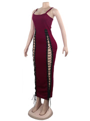 Load image into Gallery viewer, Side Lace-Up Dress
