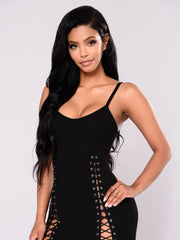 Load image into Gallery viewer, Side Lace-Up Dress
