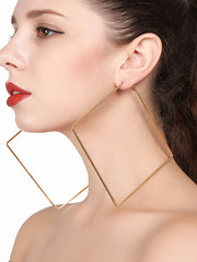 Load image into Gallery viewer, Oversize Square Earrings
