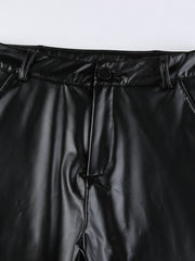 Load image into Gallery viewer, Black Faux Leather Pants
