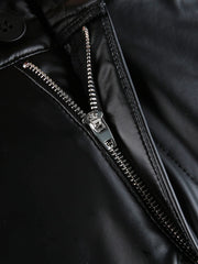 Load image into Gallery viewer, Black Faux Leather Pants
