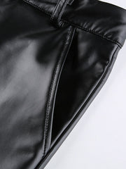 Load image into Gallery viewer, Black Faux Leather Pants
