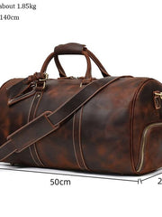Load image into Gallery viewer, Travel Leather Bag
