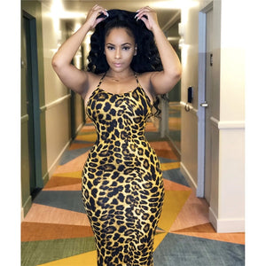 Leopard Print Bodycon Dress