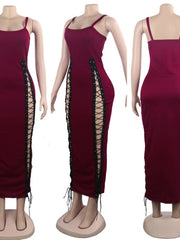 Load image into Gallery viewer, Side Lace-Up Dress
