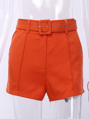 Load image into Gallery viewer, Women&#39;s Short Suit Set w/ Belt
