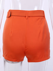 Load image into Gallery viewer, Women&#39;s Short Suit Set w/ Belt
