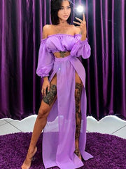 Load image into Gallery viewer, Sheer Top &amp; Skirt
