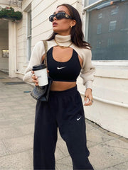 Load image into Gallery viewer, Turtleneck Long Sleeve Crop Top
