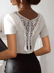 Load image into Gallery viewer, Lace Back Top
