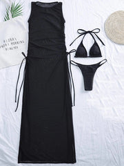 Load image into Gallery viewer, Sheer Dress With Bikini
