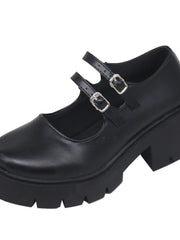 Load image into Gallery viewer, Chunky Heel Mary Janes
