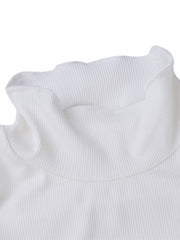 Load image into Gallery viewer, Knitted Polka Dot Puff Long Sleeve Blouse
