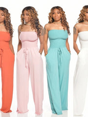 Load image into Gallery viewer, Tube Top Jumpsuit
